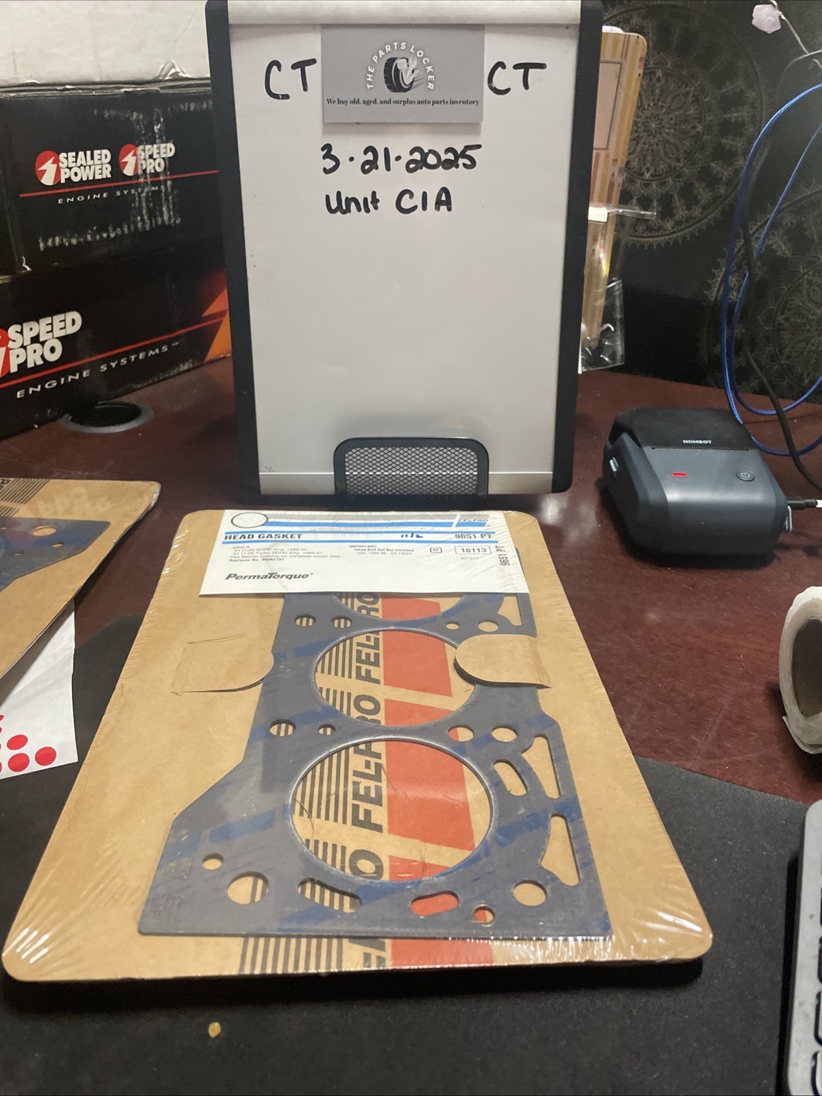 Engine Cylinder Head Gasket Fel-Pro 9651 PT