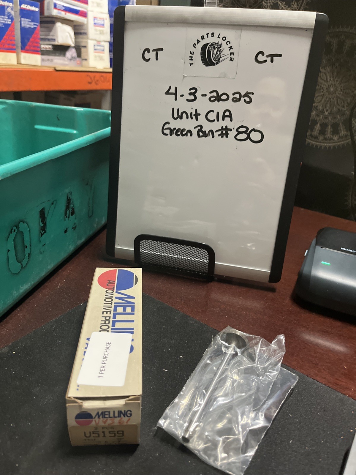 Engine Exhaust Valve-Stock Melling V5521 1 Per Purchase