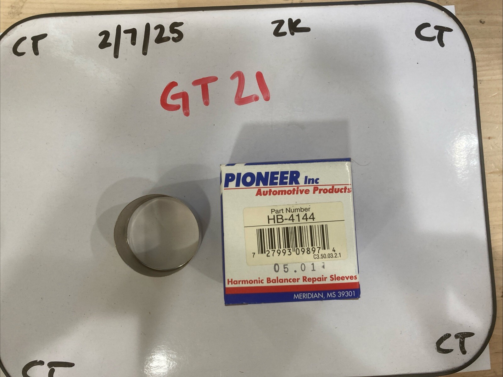 Engine Harmonic Balancer Repair Sleeve Pioneer HB-4144