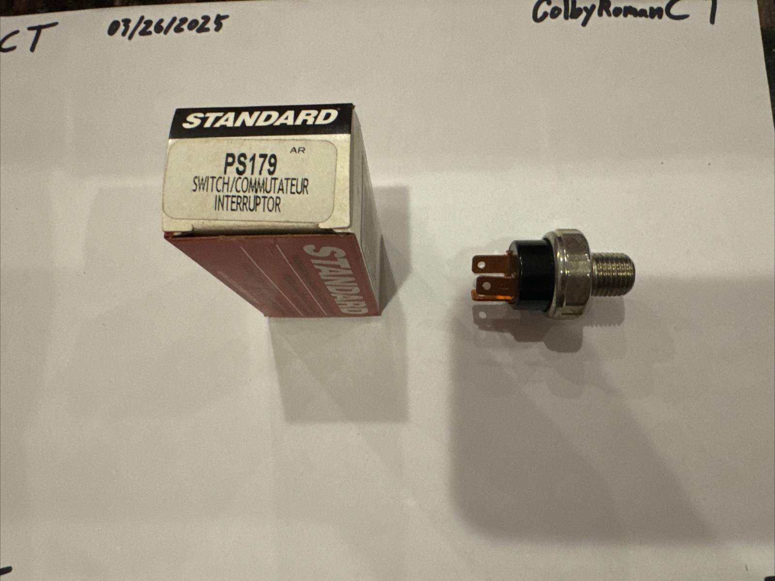 Engine Oil Pressure Sender-With Light Standard PS-179 - Image 3