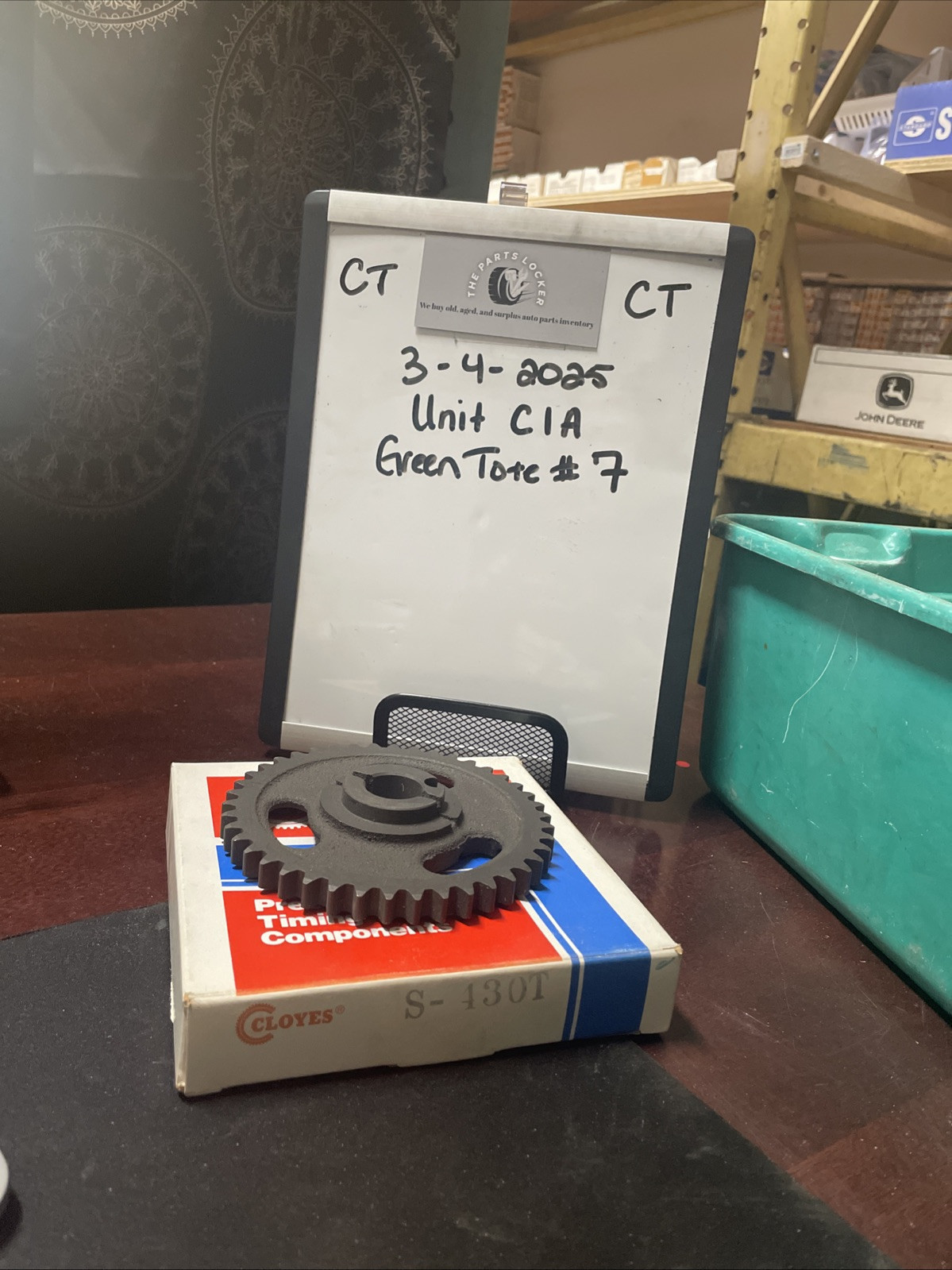 Engine Timing Camshaft Sprocket Cloyes Gear & Product S430T