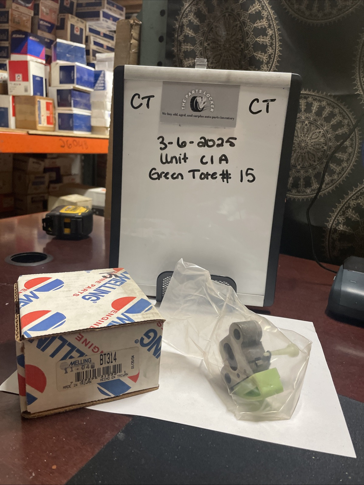 Engine Timing Chain Tensioner-Stock Melling BT314