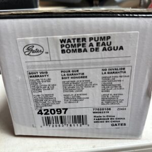 Engine Water Pump-Water Pump(Standard) Gates 42097