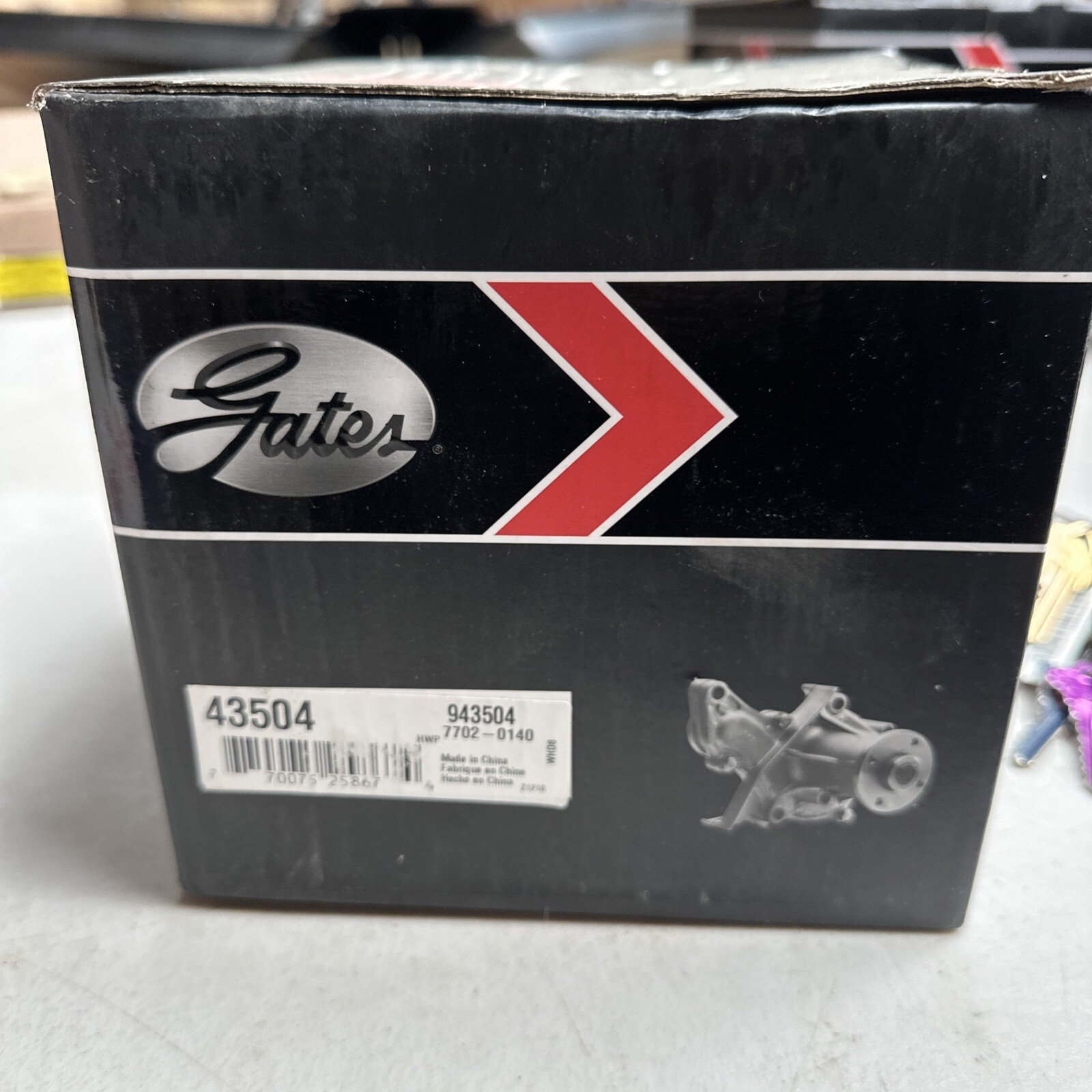 Engine Water Pump-Water Pump(Standard) Gates 43504