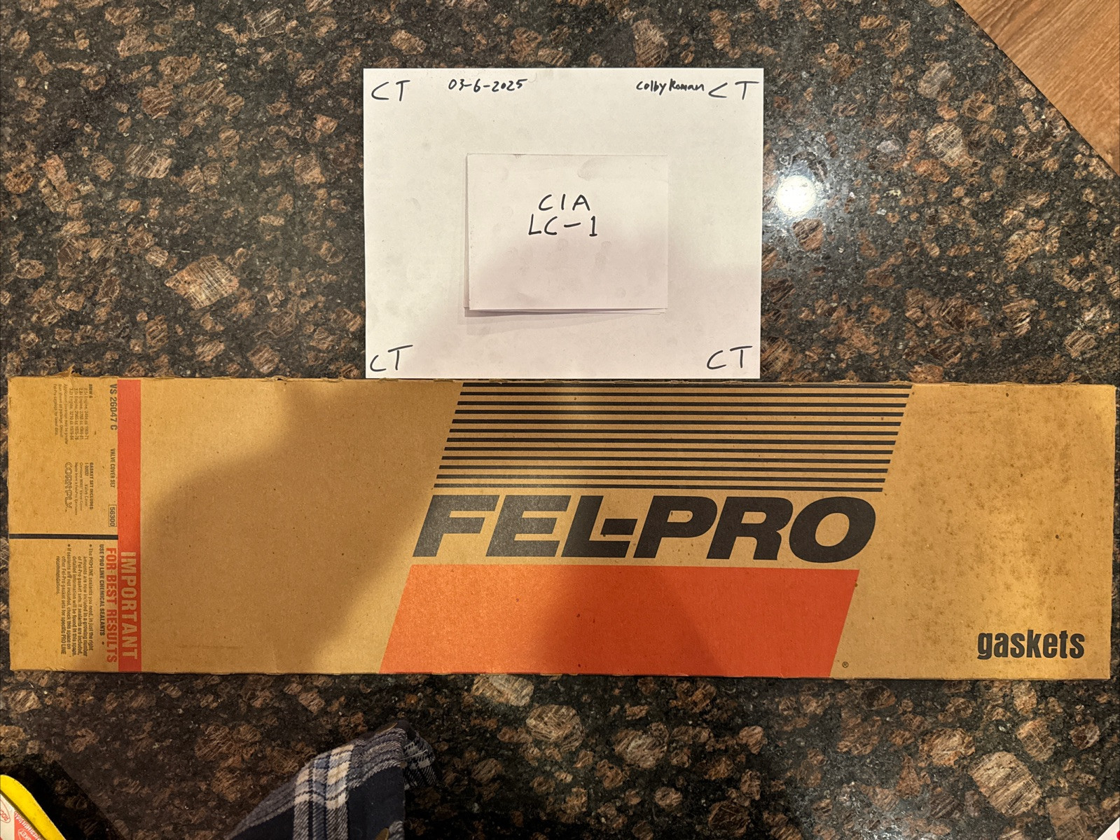 FEL-PRO Valve Cover Gasket Part # VS26047C