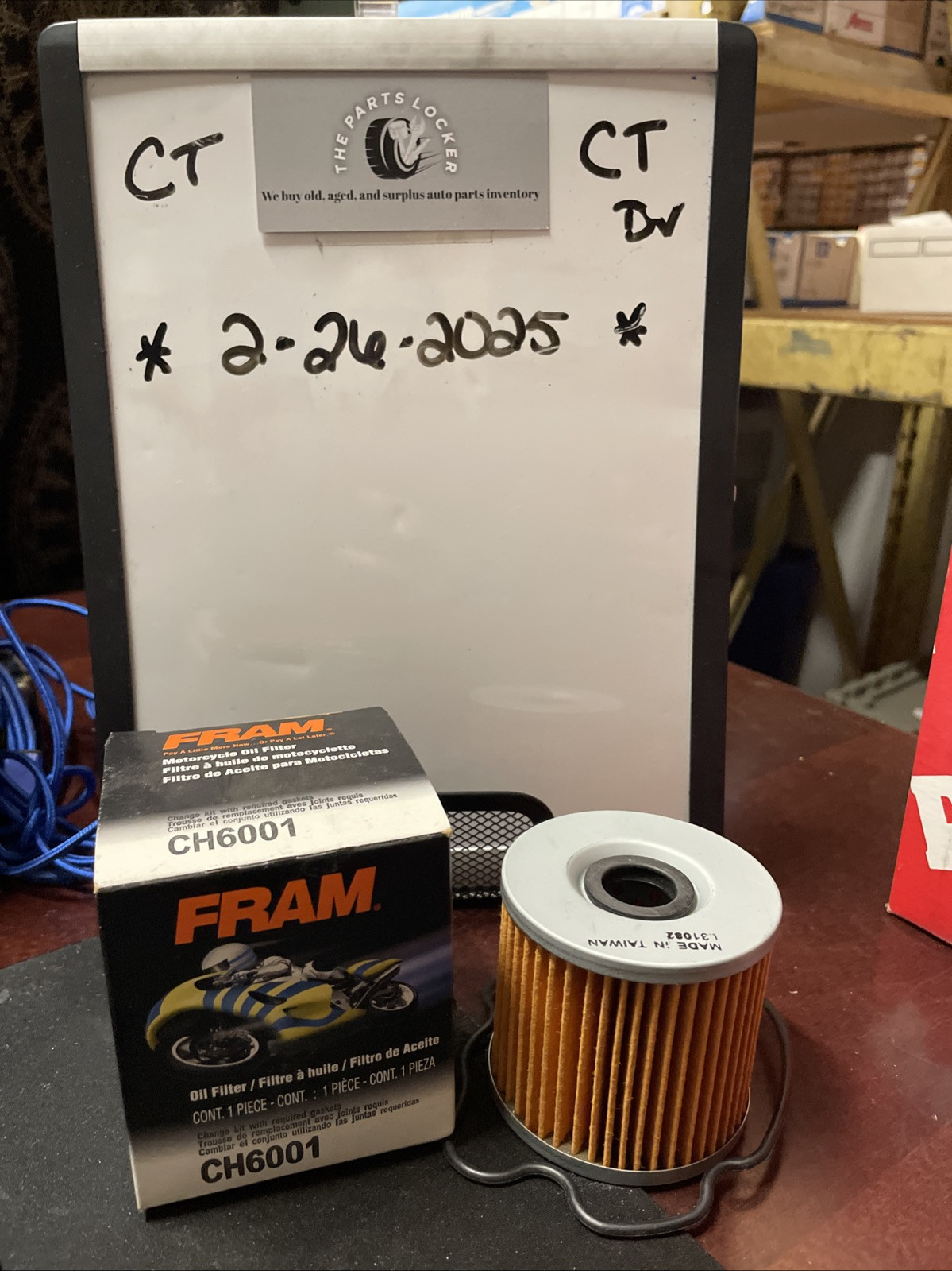 FRAM CH6001 Motorcycle Oil Filter