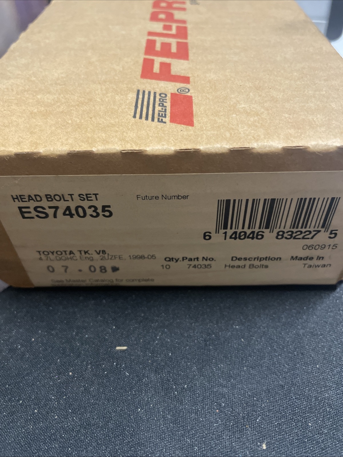 Fel-Pro ES 74035 Cylinder Head Bolt Set For Select 98-09 Lexus Toyota Models - Image 3