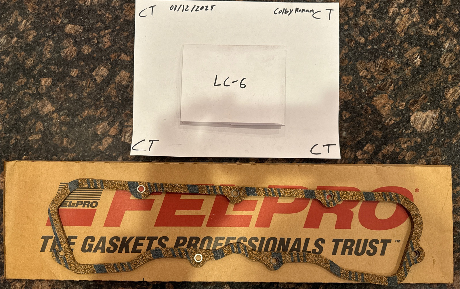 Fel-pro VS50329C Engine Valve Cover Gasket For 1988-1993 Chevrolet Gmc 2.5L L4