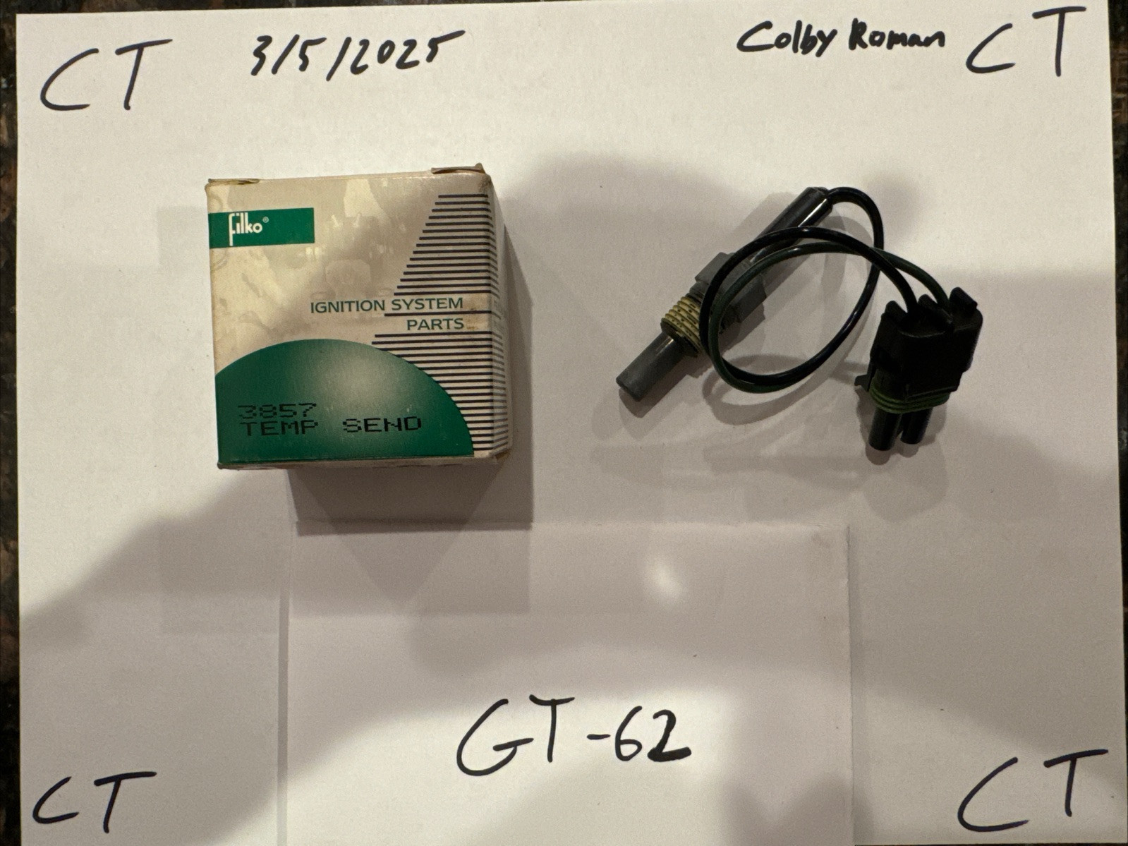 Filko Ignition System Parts 3857 TS196 TS012