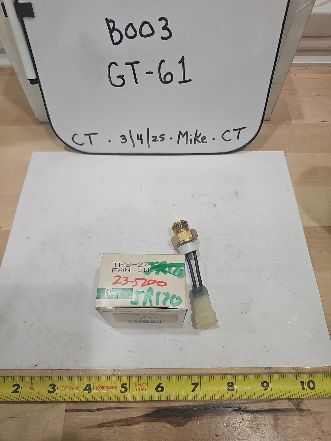 Filko TFS-27 Radiator Fan Switch For Nissan Pulsar Turbo, and Sentra - Image 3