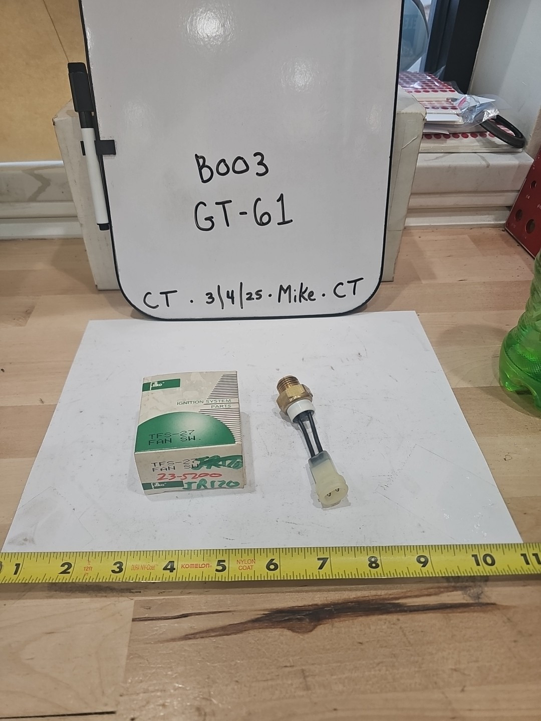 Filko TFS-27 Radiator Fan Switch For Nissan Pulsar Turbo, and Sentra