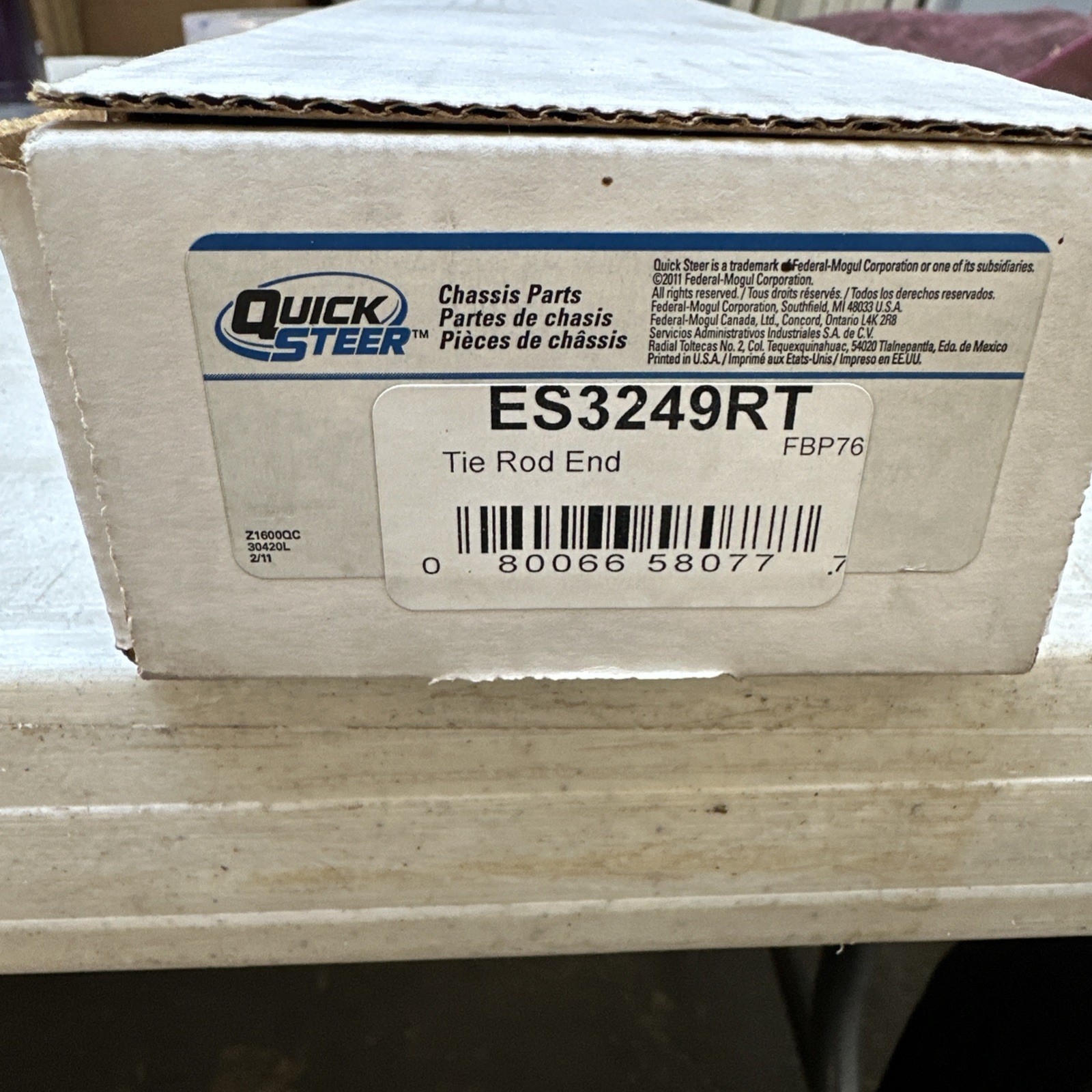 For Dodge Ram 2500 1994-1997 Quick Steer ES3249RT Inner Steering Tie Rod End