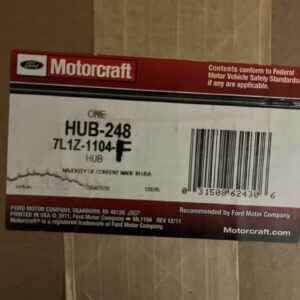 Ford Motorcraft HUB-248 7L1Z-1104-D/F HUB ASY - WHEEL New