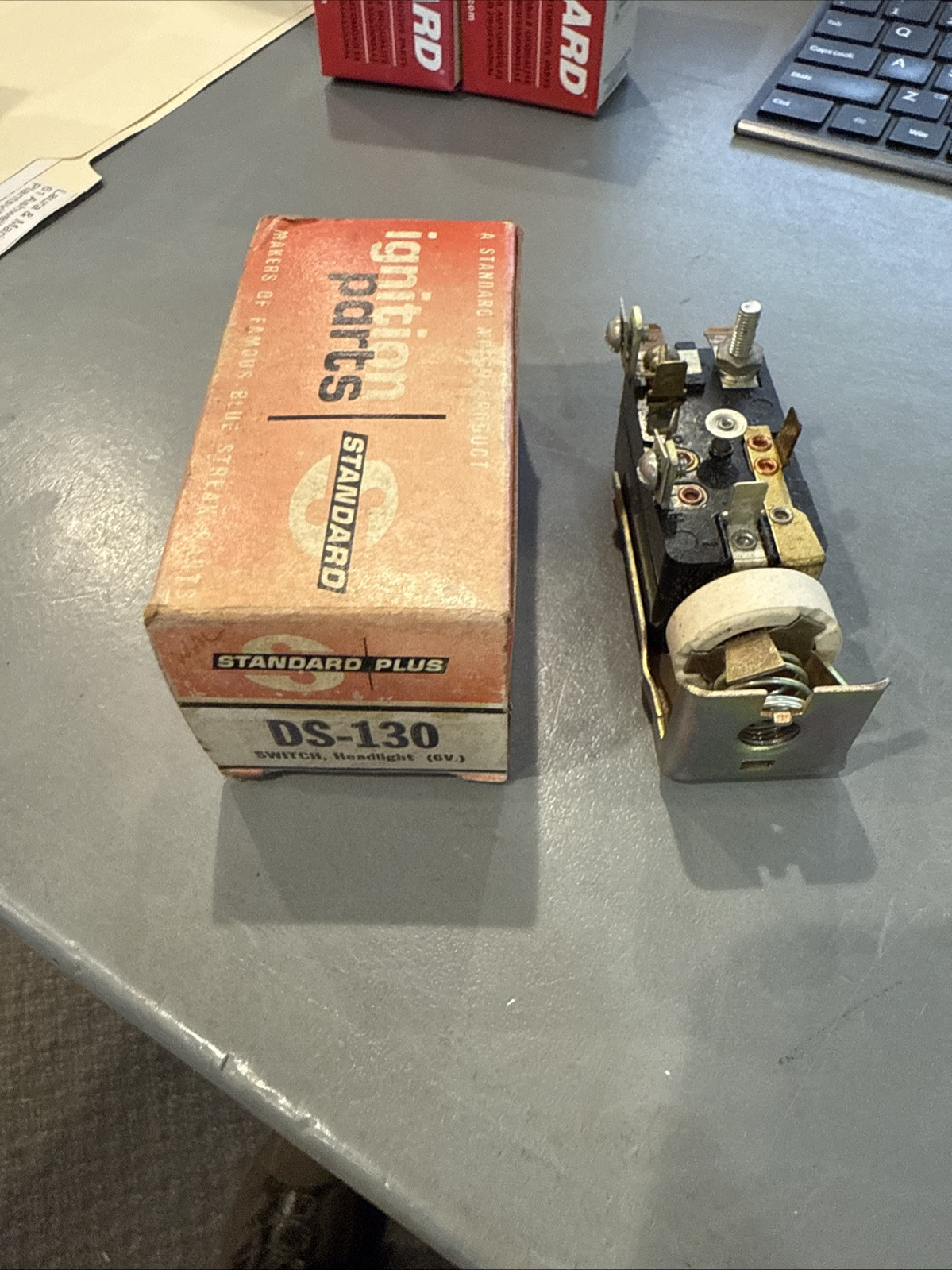 Ford headlight dimmer switch Standard DS-130 New Old Stock.
