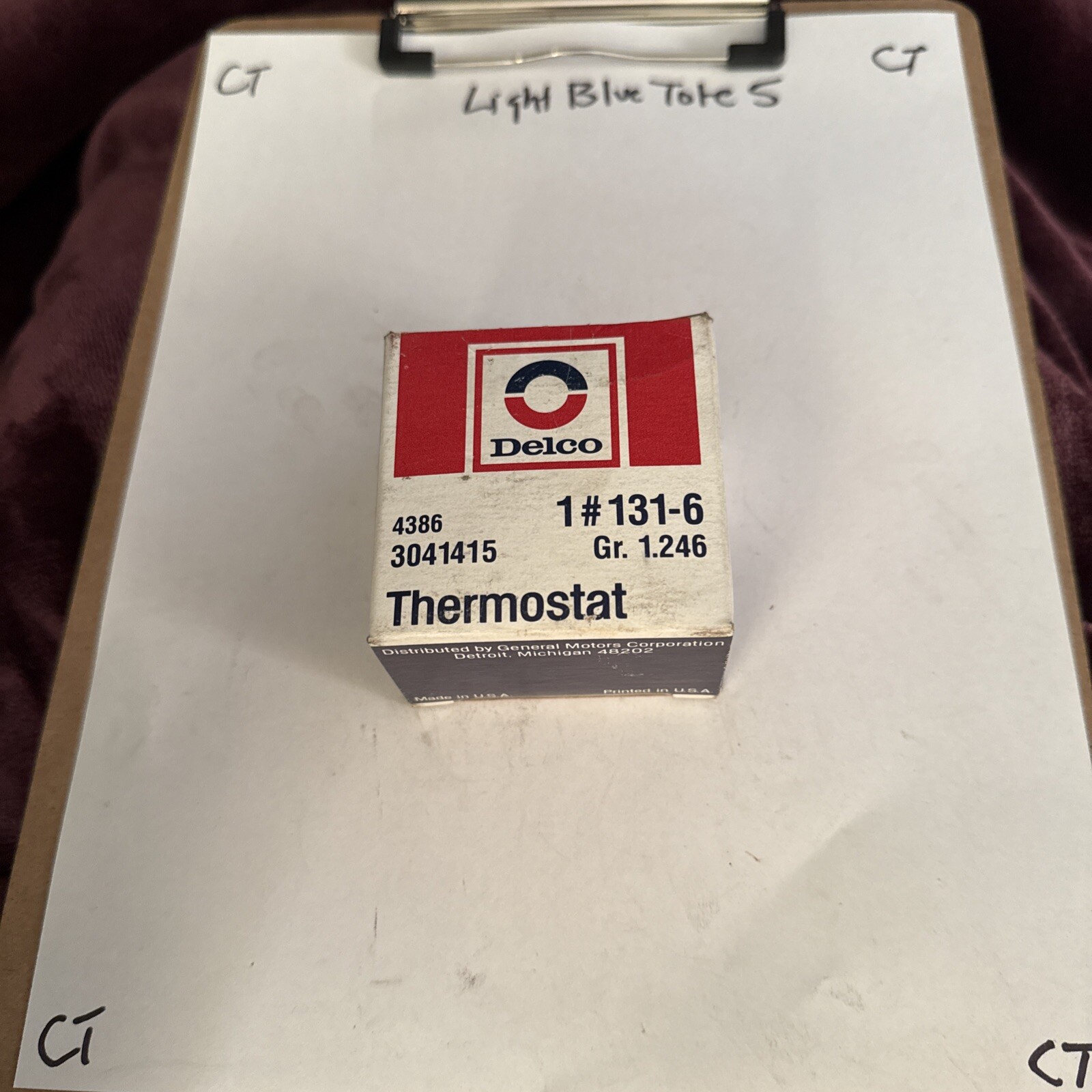 GENUINE GM 3041415 THERMOSTAT