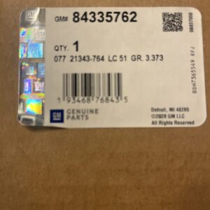 GM Genuine Parts 84335762 Turbocharger Intercooler Hose Black