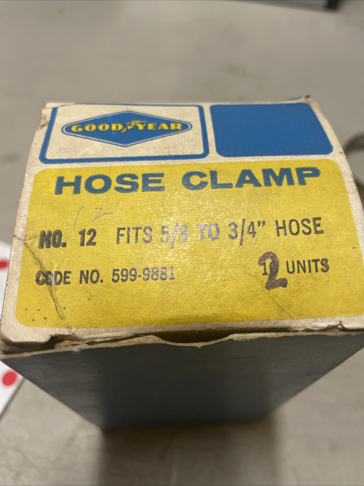 🔥GOODYEAR Hose Clamp No.12 Fits 5/8-3/4Hose (SOLD AS ONE CLAMP SEPARATELY) - Image 4