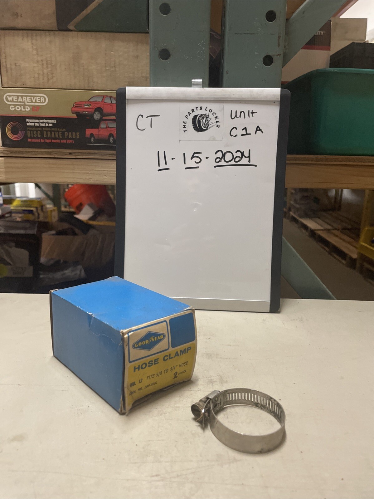 🔥GOODYEAR Hose Clamp No.12 Fits 5/8-3/4Hose (SOLD AS ONE CLAMP SEPARATELY)