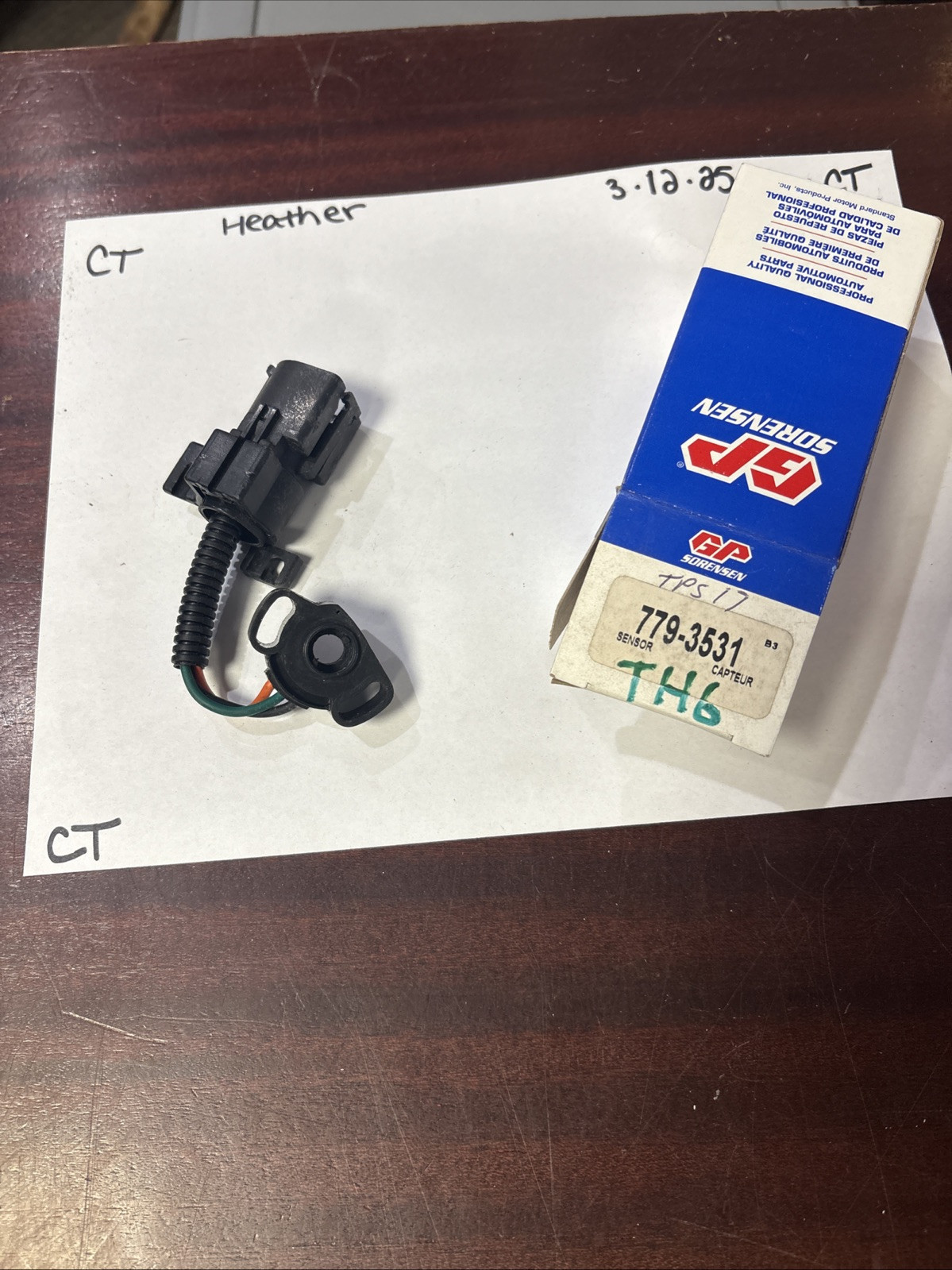 GP Sorensen 779-3531 Throttle Position Sensor TPS