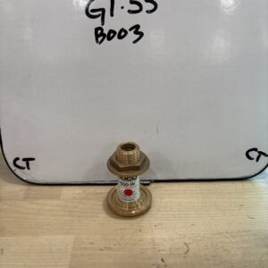 GROCO 1/2" Bronze Thru-Hull Fitting w/Nut TH-500-W