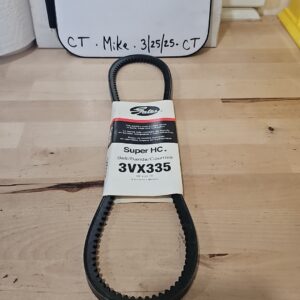 Gates 3VX335 Super HC Narrow Section Molded Notch V-Belt