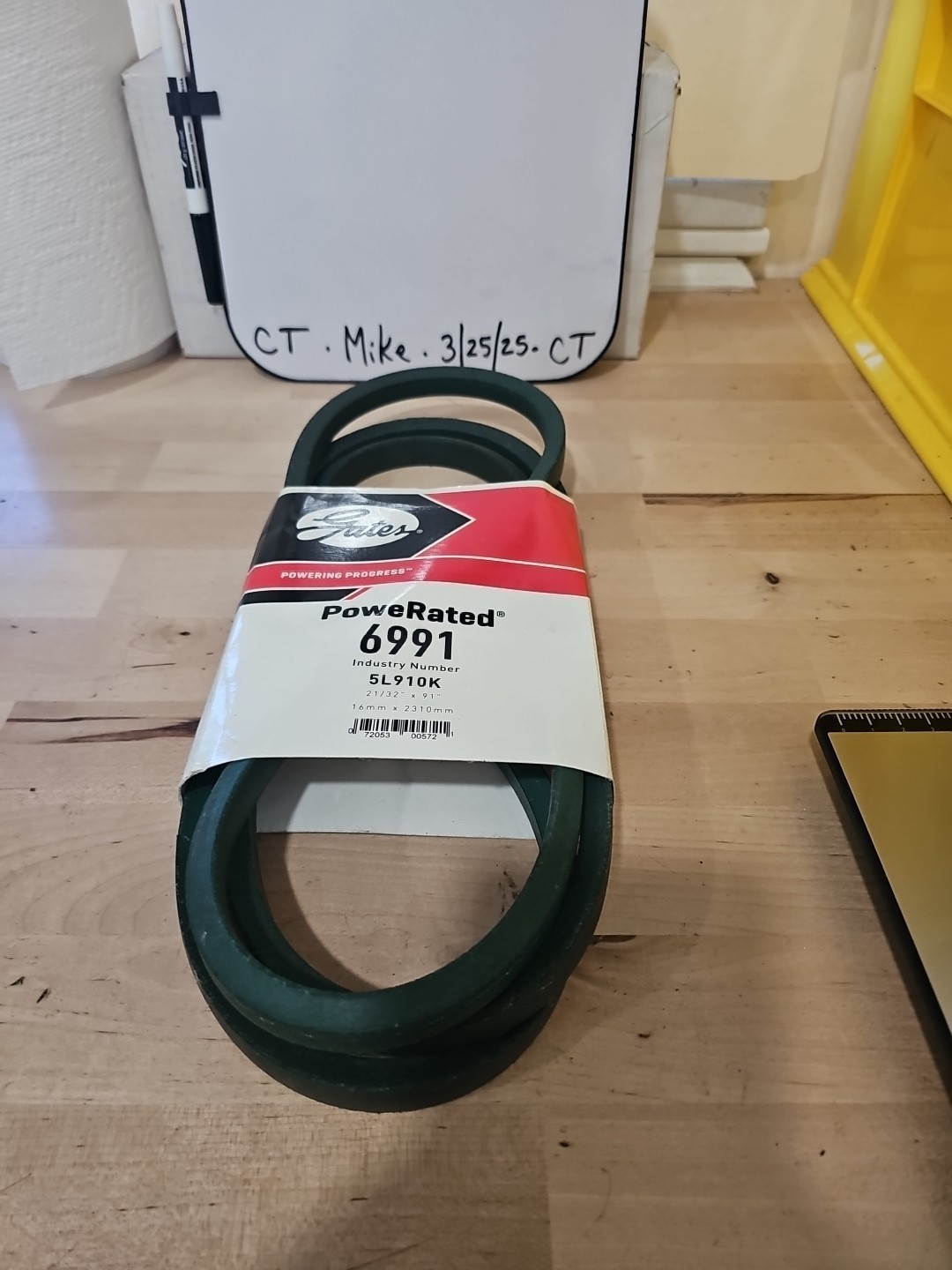 Gates 6991 PoweRated Fhp Medium Horse Power V Belt NOS