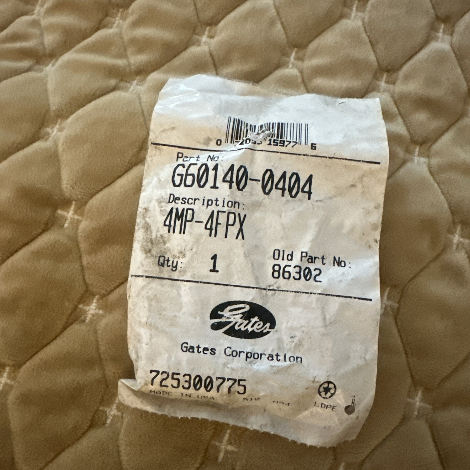 Gates G60140-0404 Male Pipe NPTF to Female Pipe Swivel NPSM (SAE to SAE)