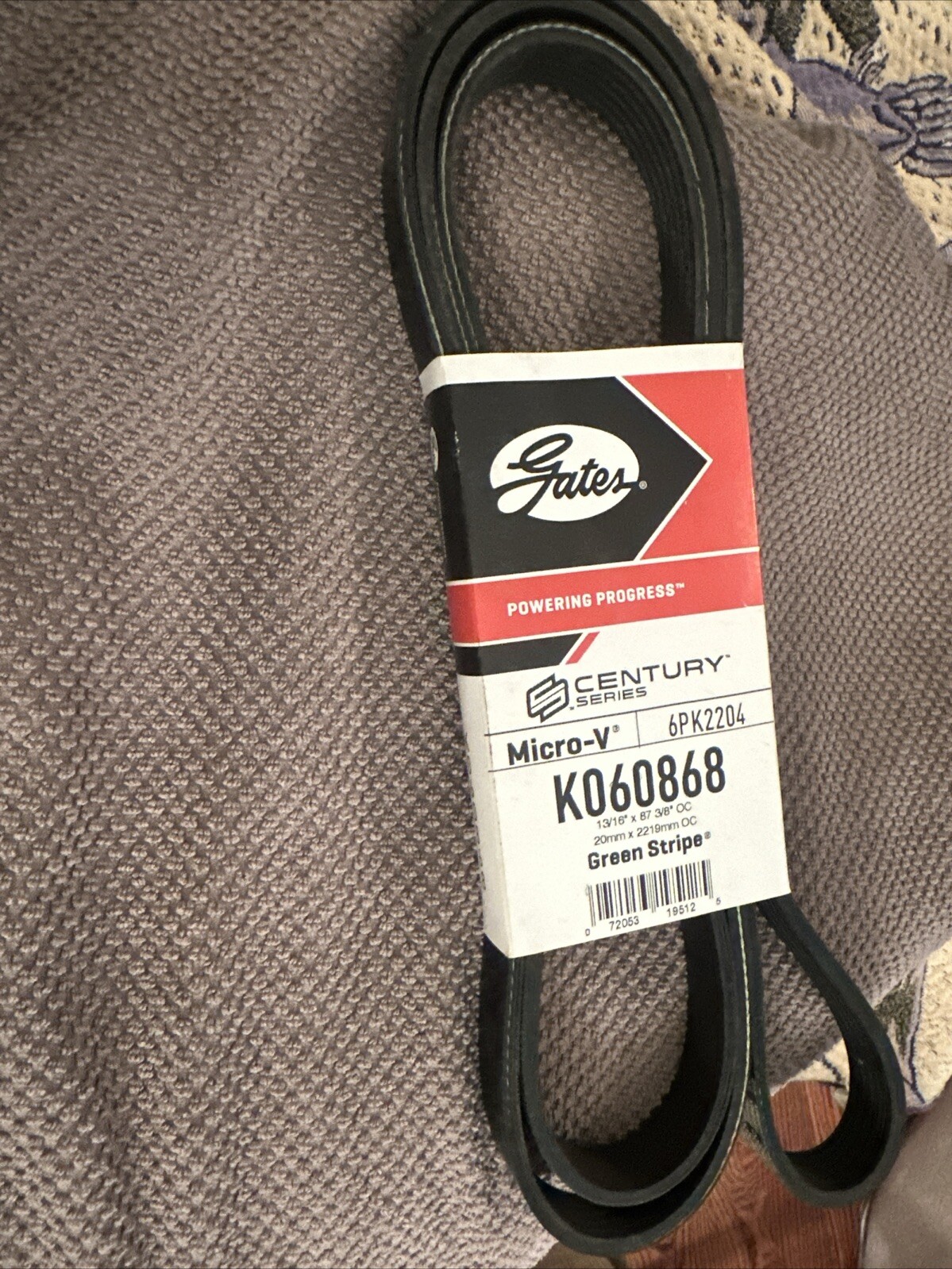 Gates K060868 Serpentine Belt