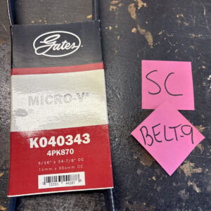 Gates Serpentine Belt-Premium OE Micro-V Belt Parts #K040343 4PK870