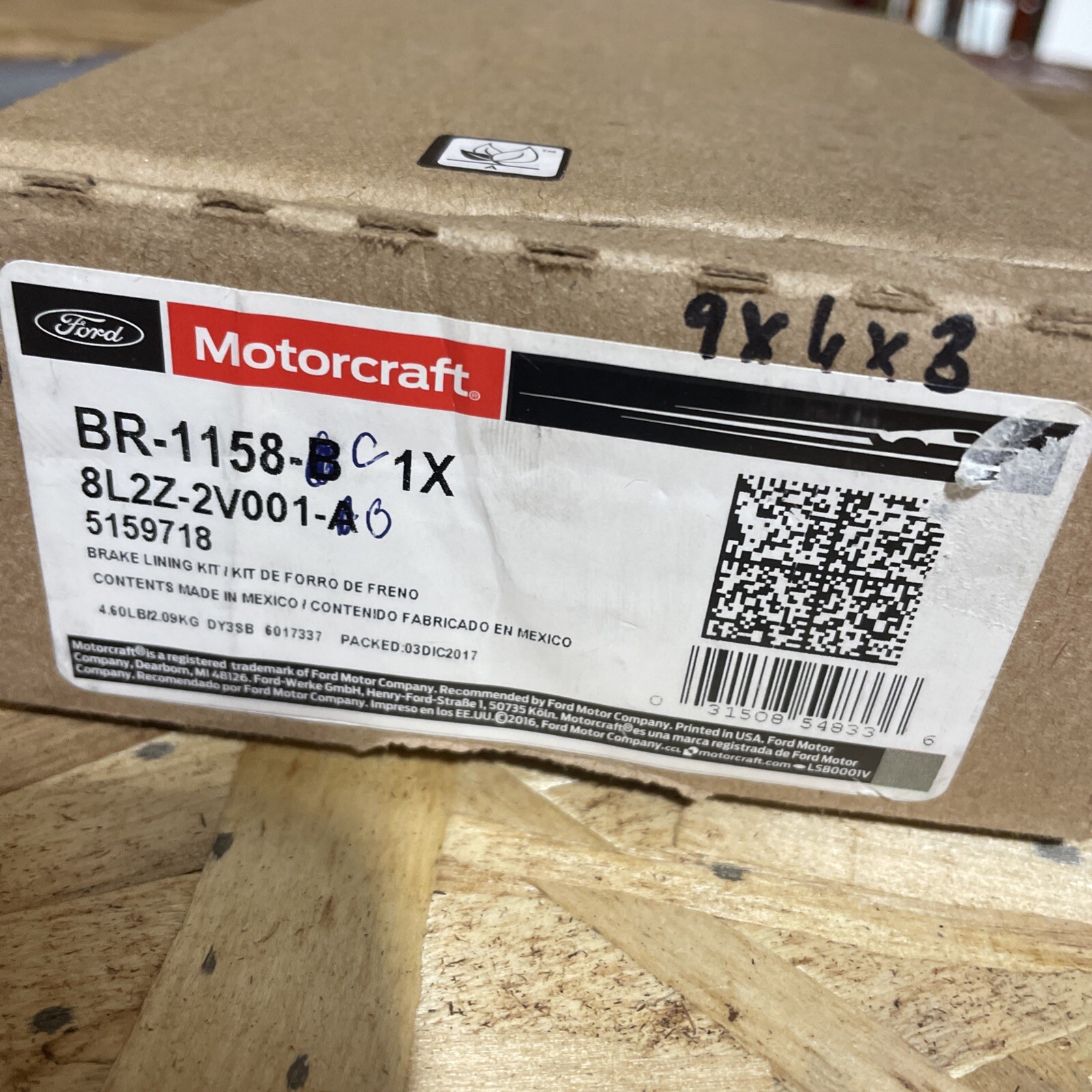 Genuine Brake Pads Front 8L2Z-2V001-B