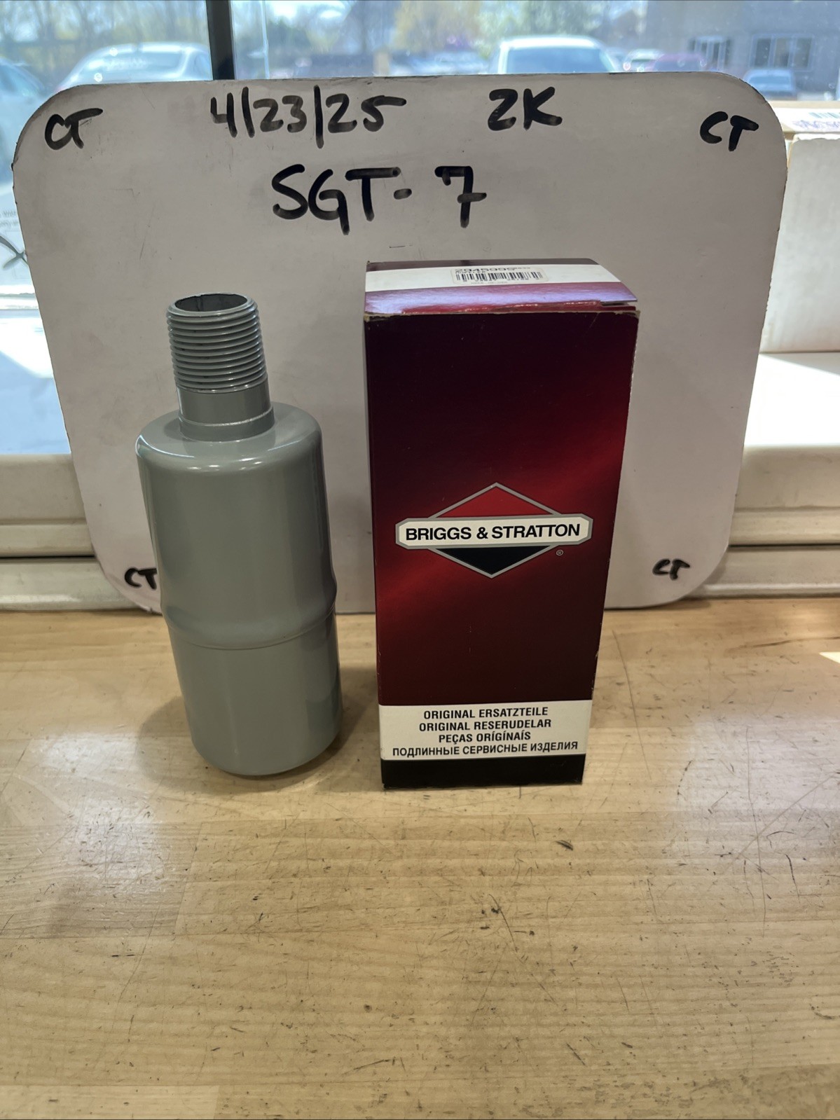 Genuine Briggs & Stratton 294599S Muffler for Toro Lawn Tractor with B&S Engines