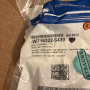Genuine FORD OEM W716322-S430 BOLT