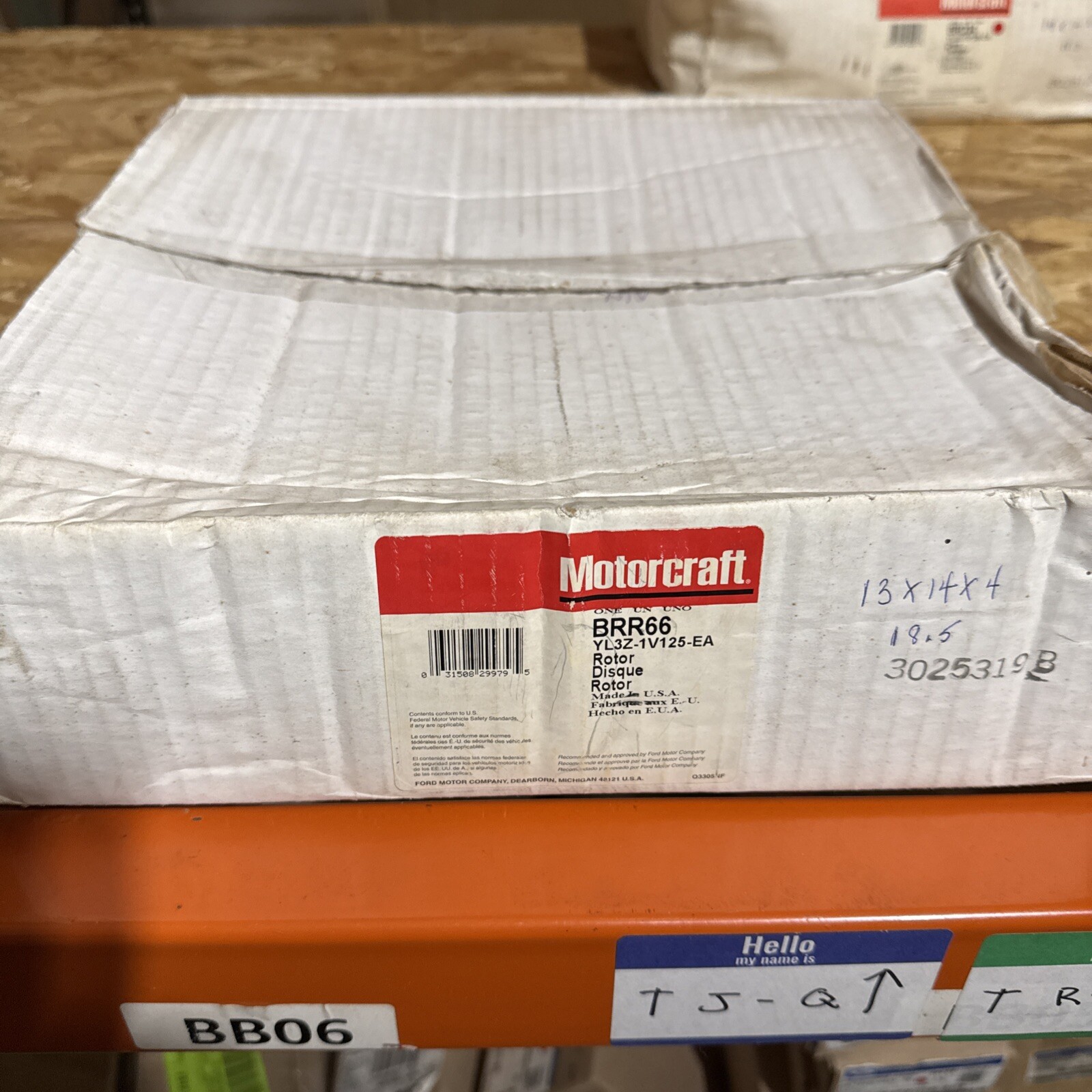 Genuine Ford 2003-2006 F-150 Motorcraft BRR66 Disc Brake Rotor YL3Z-1V125-EB