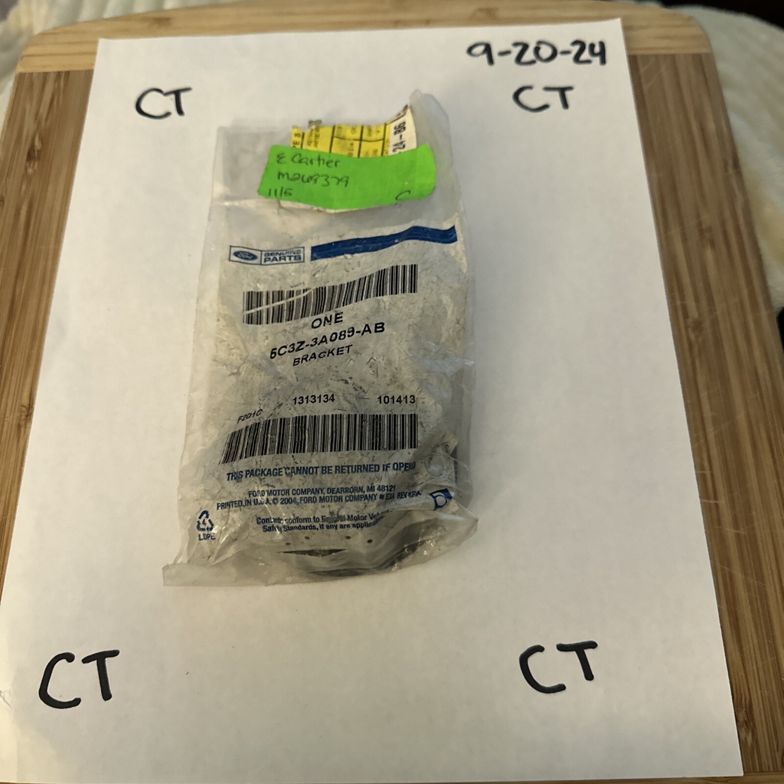 Genuine Ford Bracket 5C3Z-3A089-AB