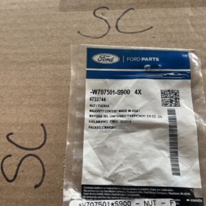 Genuine Ford Emblem Nut -W707501-S900 (4 Pack)