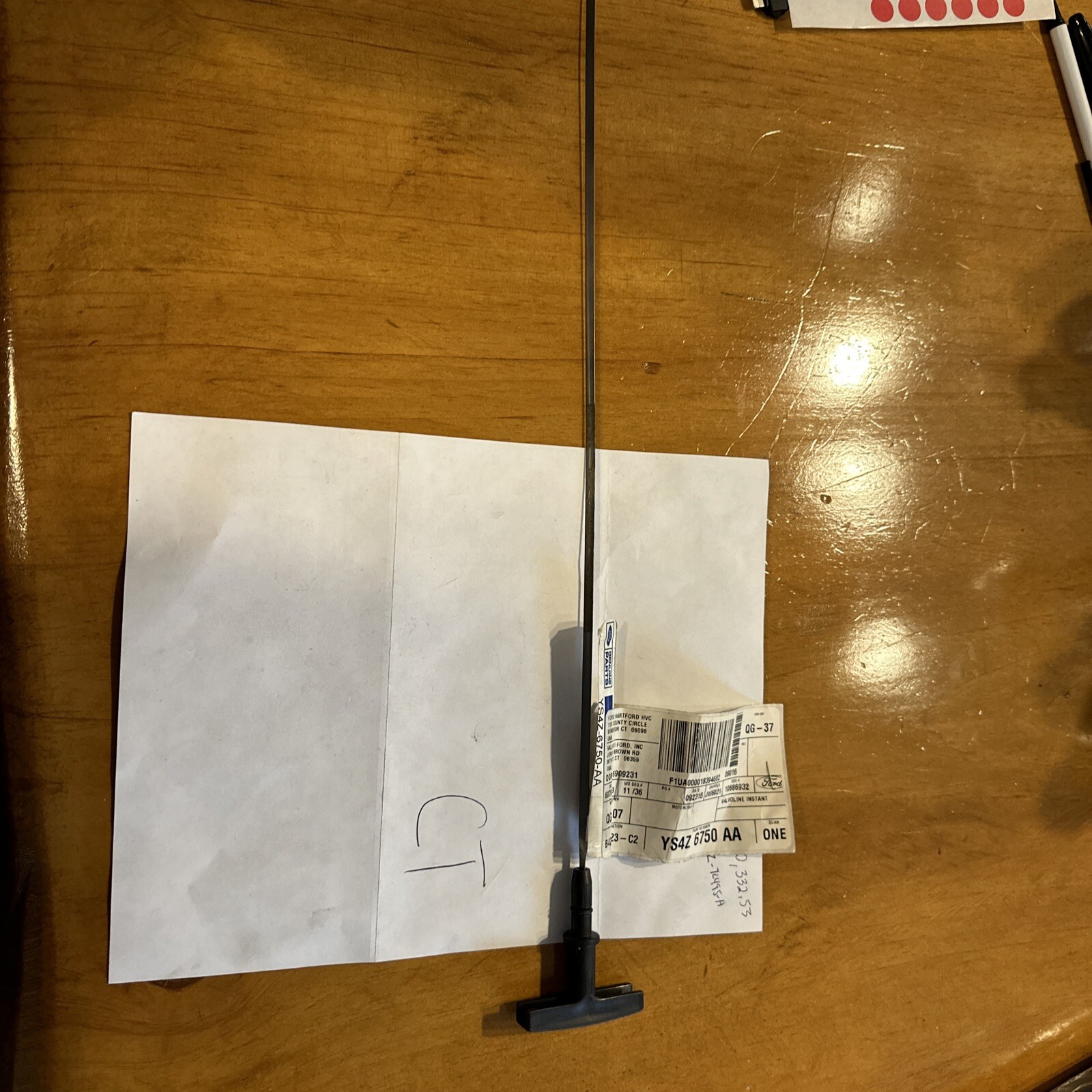 Genuine Ford Engine Oil Dipstick YS4Z-6750-AA - Image 3