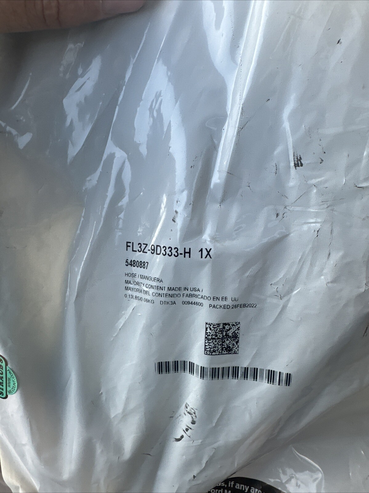 Genuine Ford Evaporative Emissions System Lines FL3Z-9D333-H LOCATED IN CT