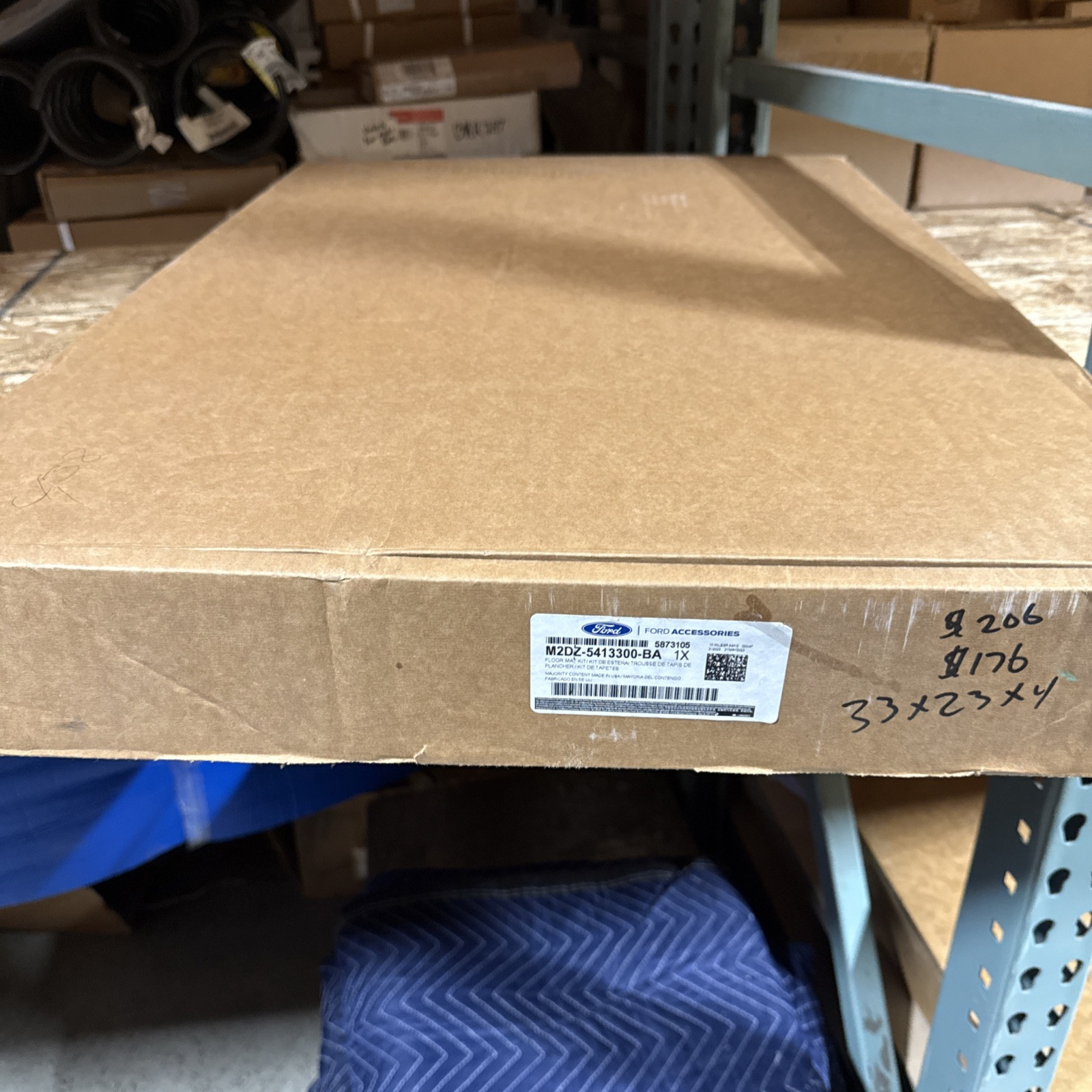 Genuine Ford Floor Liners - For Vinyl Flooring 2-Door M2DZ-5413300-BA