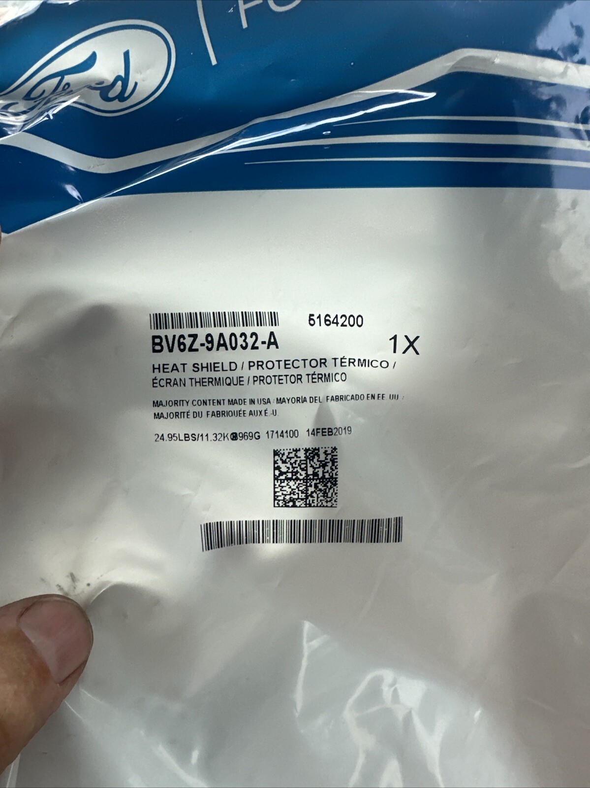 Genuine Ford Heat Shield BV6Z-9A032-A