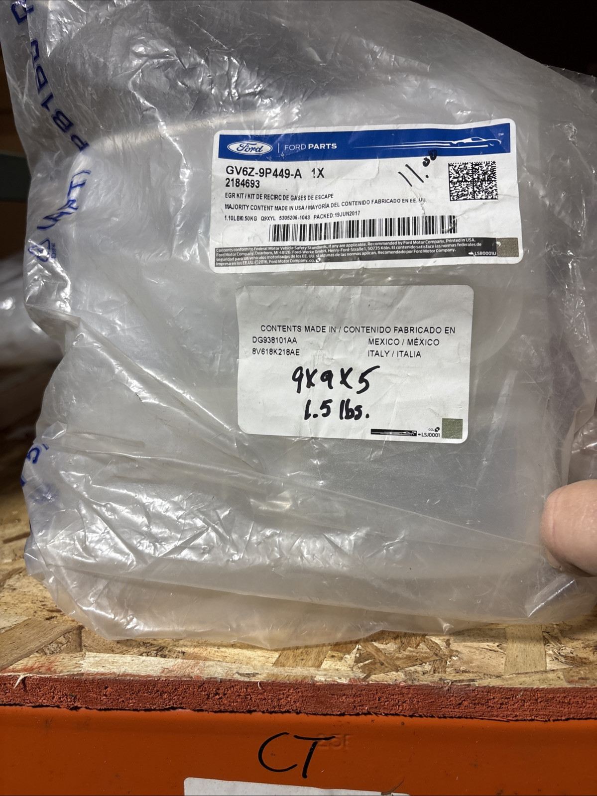 Genuine Ford Kit Engine Cooling GV6Z-9P449-A