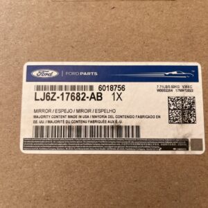 Genuine Ford Mirror Assembly LJ6Z-17682-AB (MSRP $640)