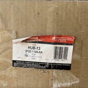 Genuine Ford Motorcraft HUB-13 Hub Assembly - Wheel 3F2Z-1104-AA