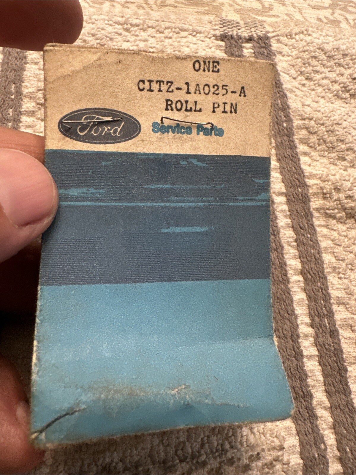 Genuine Ford NOS Roll Pin CITZ-1A025-a