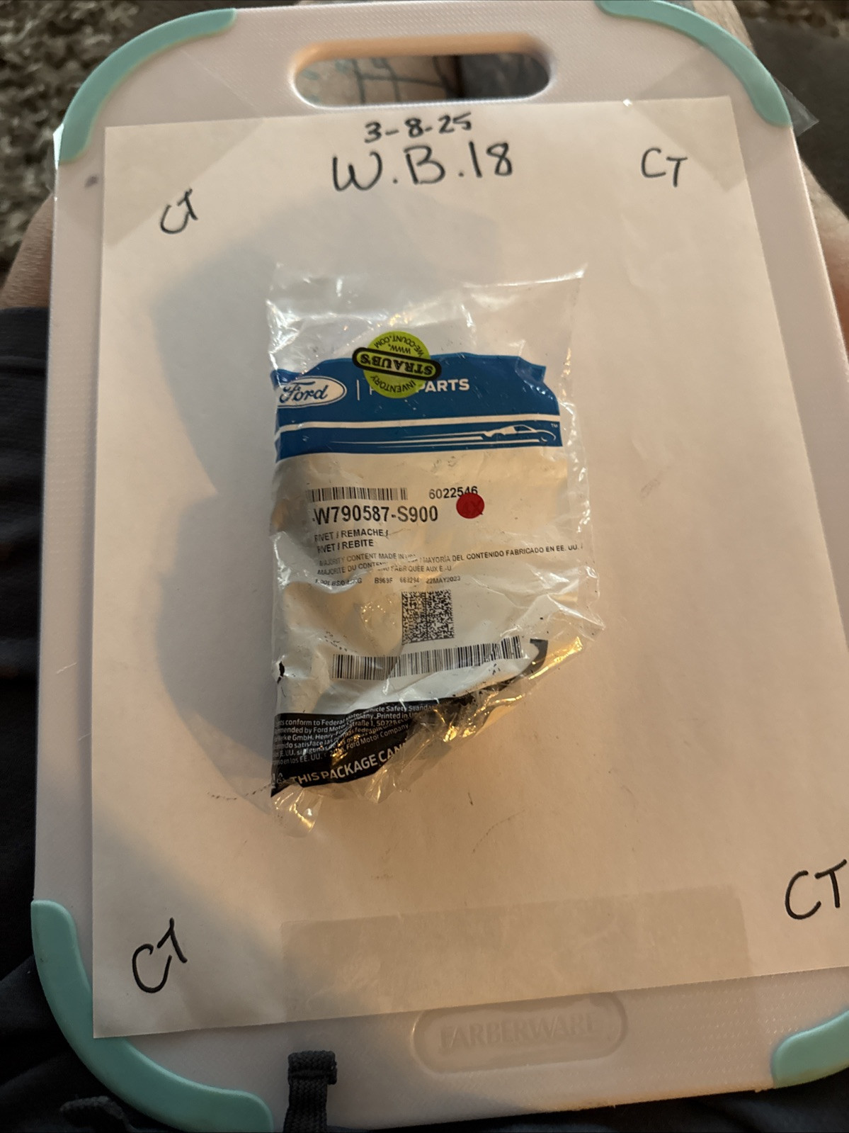 Genuine Ford OE Rivet - Blind W790587-S900