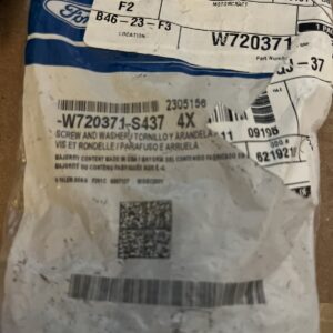 Genuine Ford OE Screw And Washer Asy W720371-S437 (4pack)