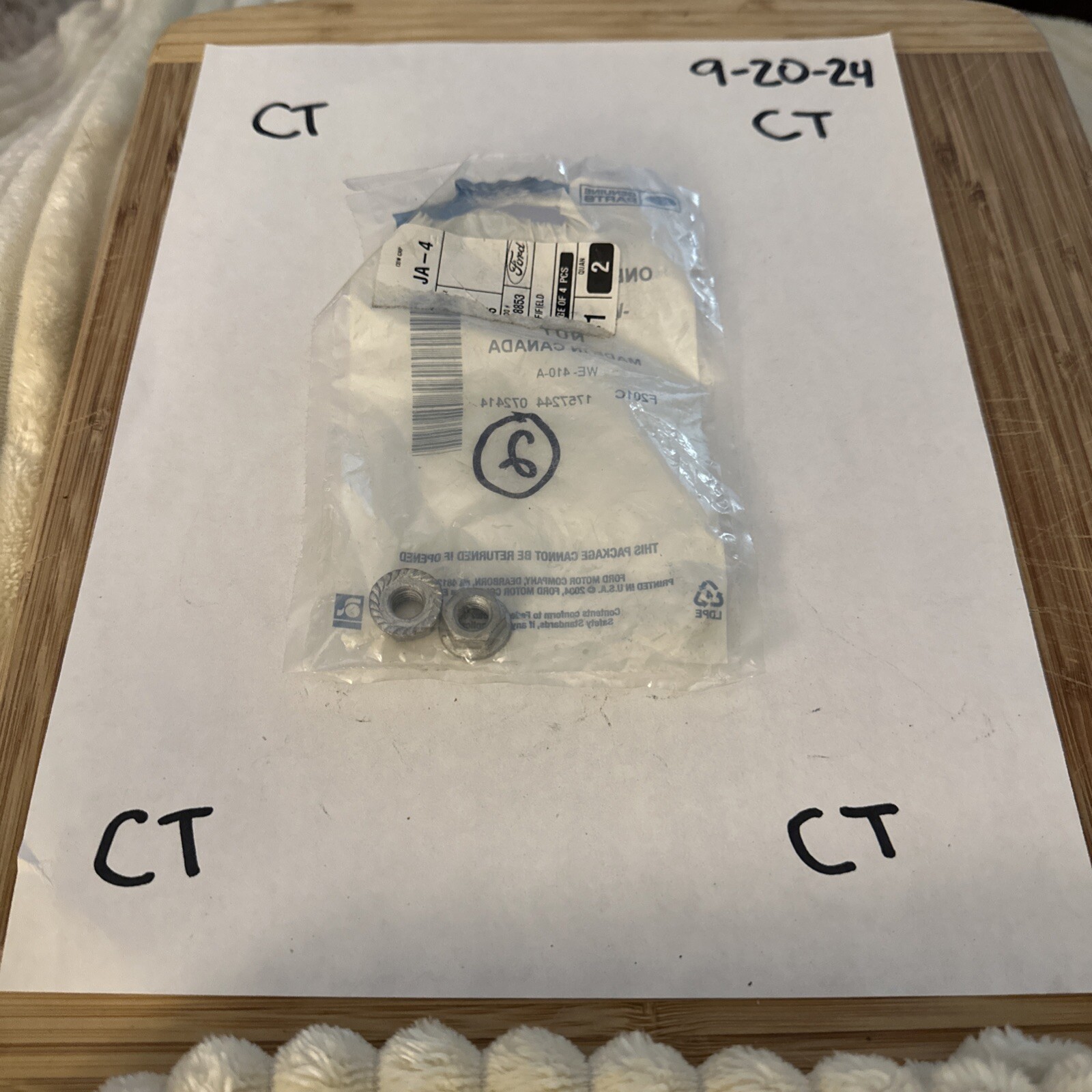 Genuine Ford OEM W705448-S441 Nut - Package Of 2 Nut As Pictured - Image 3