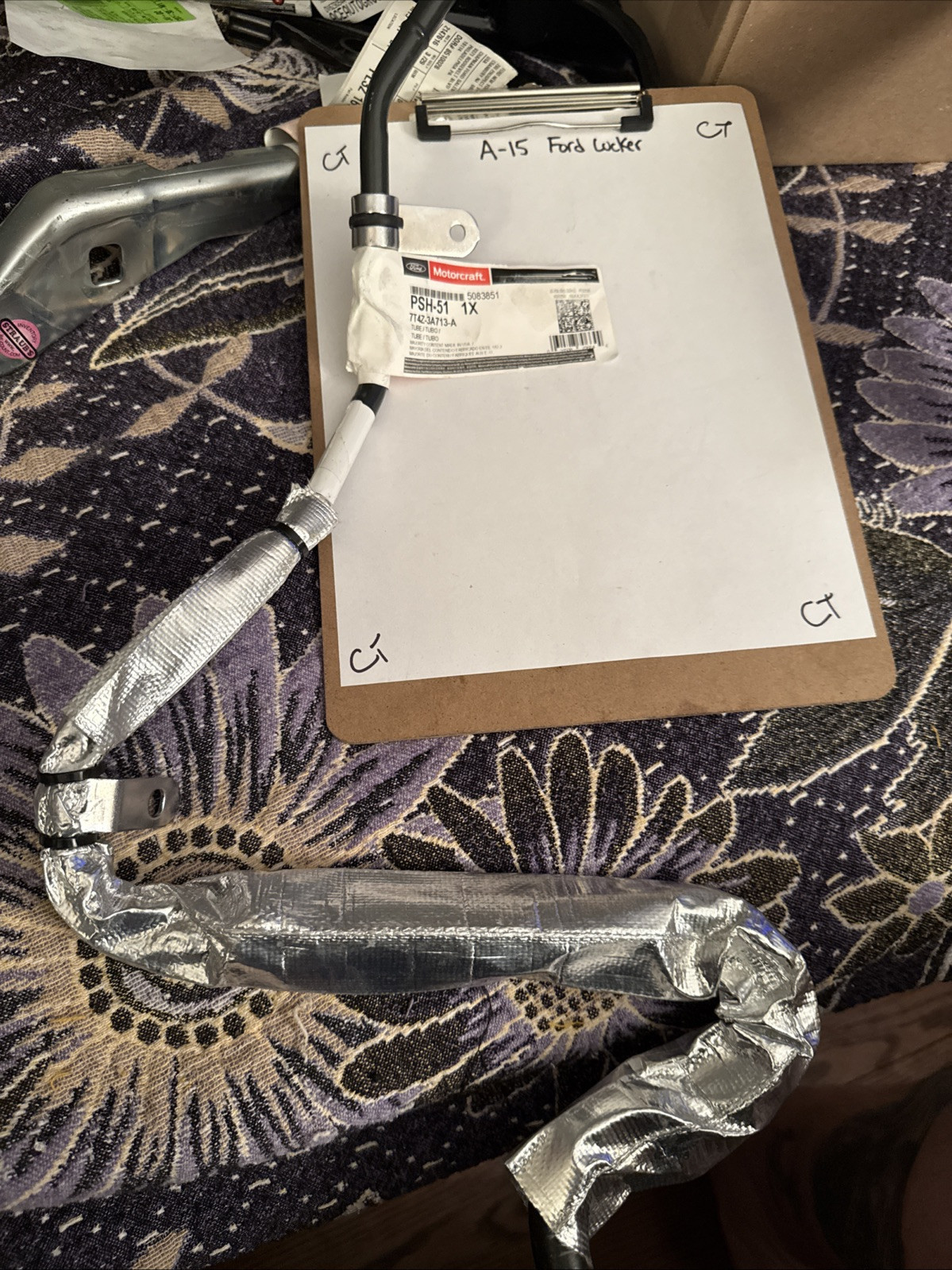 Genuine Ford Power Steering Return Hose 7T4Z-3A713-A - Image 3