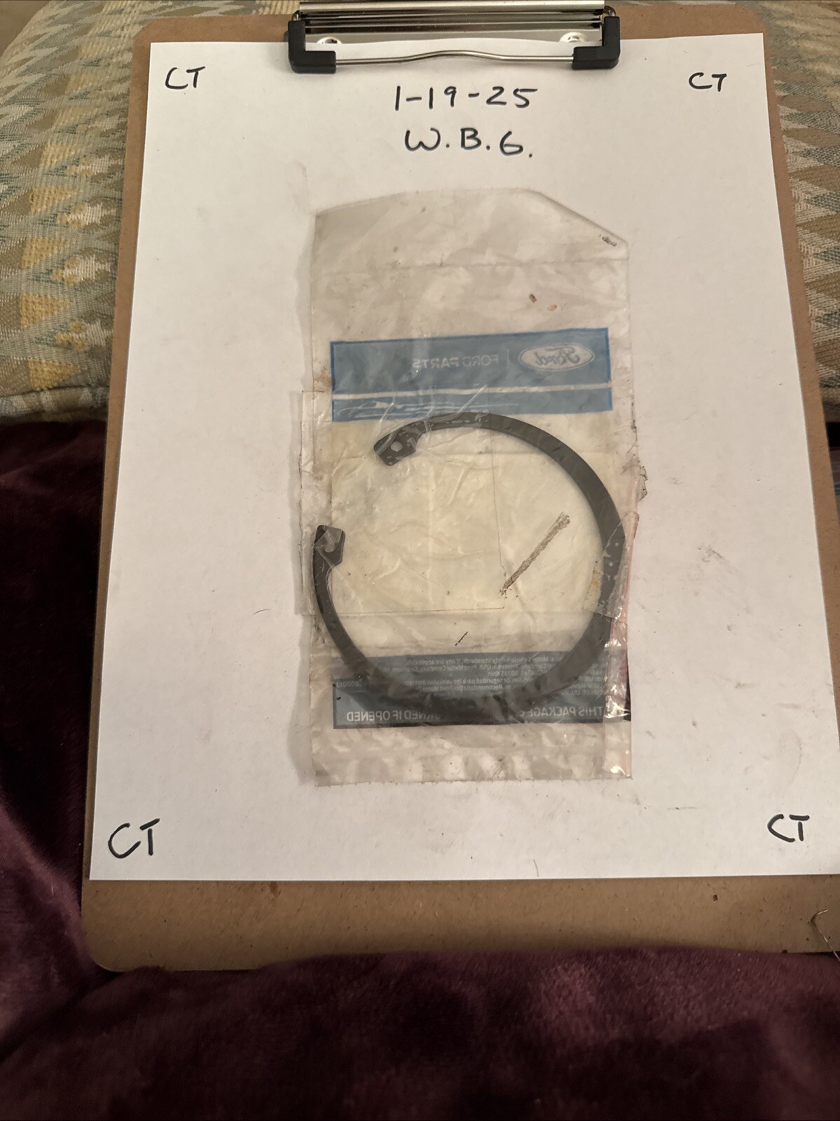 Genuine Ford Retainer Ring 5L2Z-1A124-A - Image 3