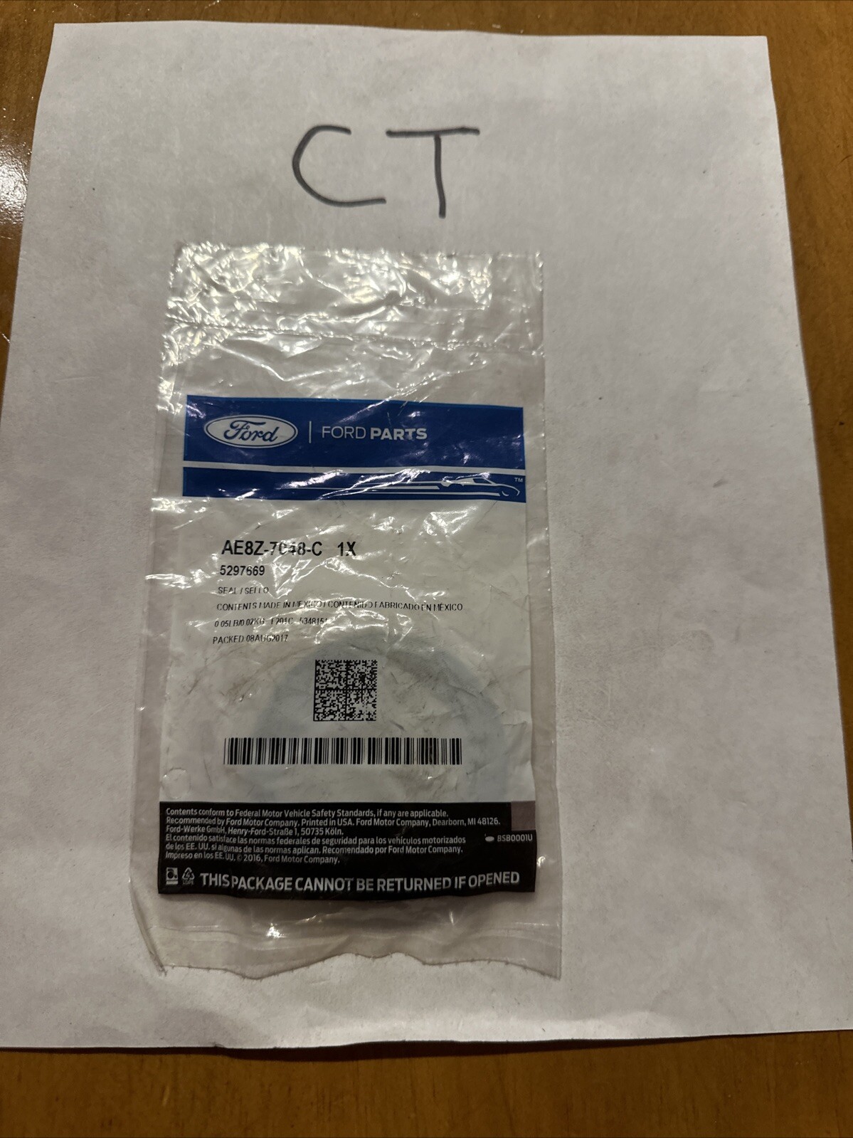 🇺🇸 Genuine Ford Seal Assembly Oil AE8Z-7048-C Ships Same Day! 🇺🇸