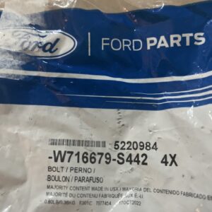 Genuine Ford Suspension Cross-Member Front Bolt -W716679-S442 (4 Pack)